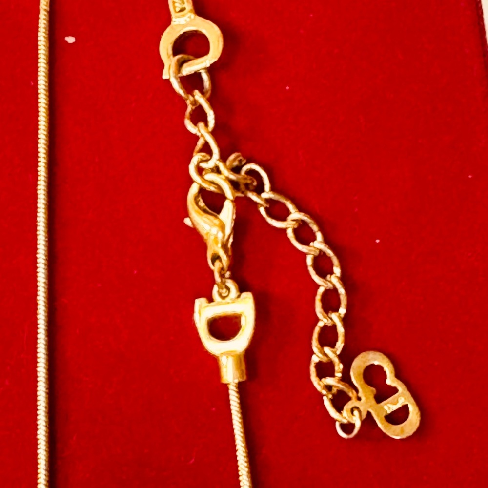 Dior Gold J'ADORE Pendant Necklace - Picture 9 of 15